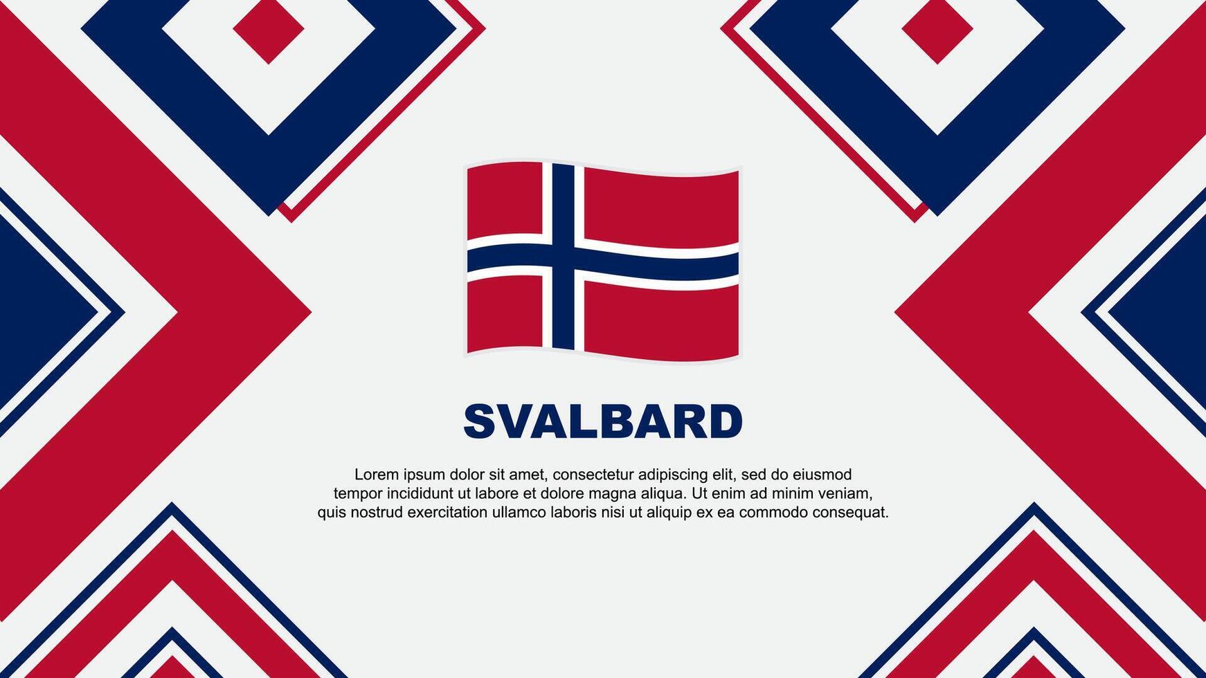 Svalbard bandera resumen antecedentes diseño modelo. Svalbard independencia día bandera fondo de pantalla vector ilustración. Svalbard independencia día