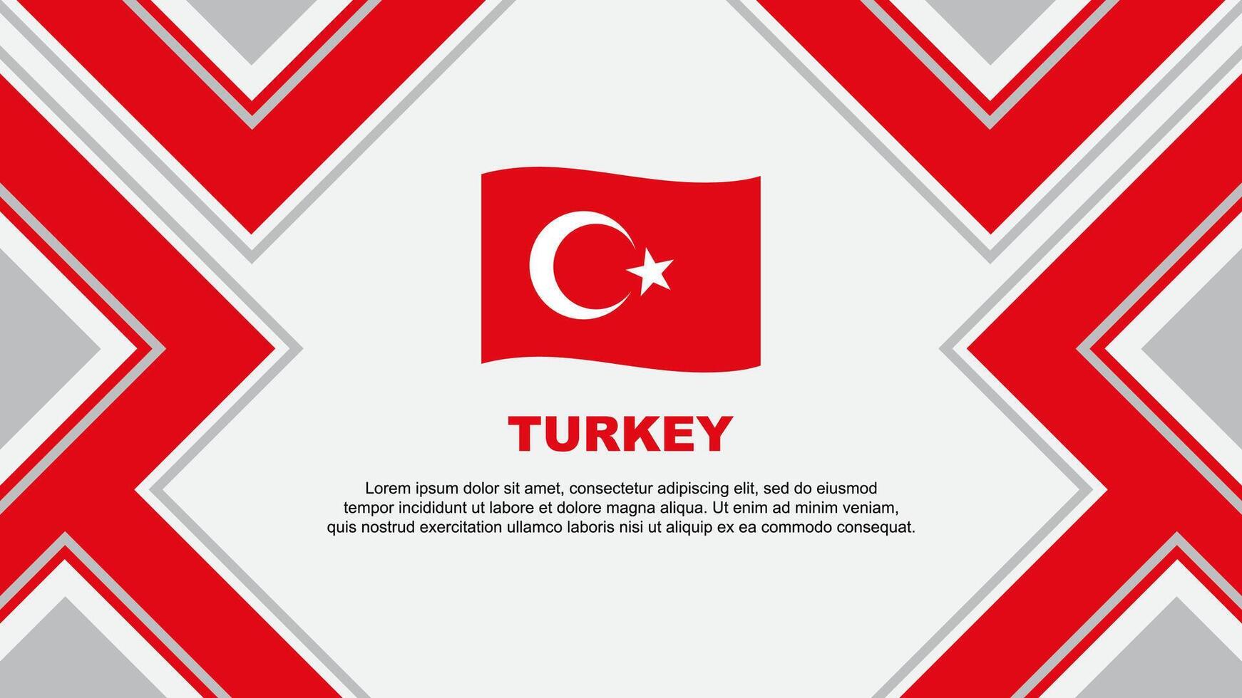 Turquía bandera resumen antecedentes diseño modelo. Turquía independencia día bandera fondo de pantalla vector ilustración. Turquía vector