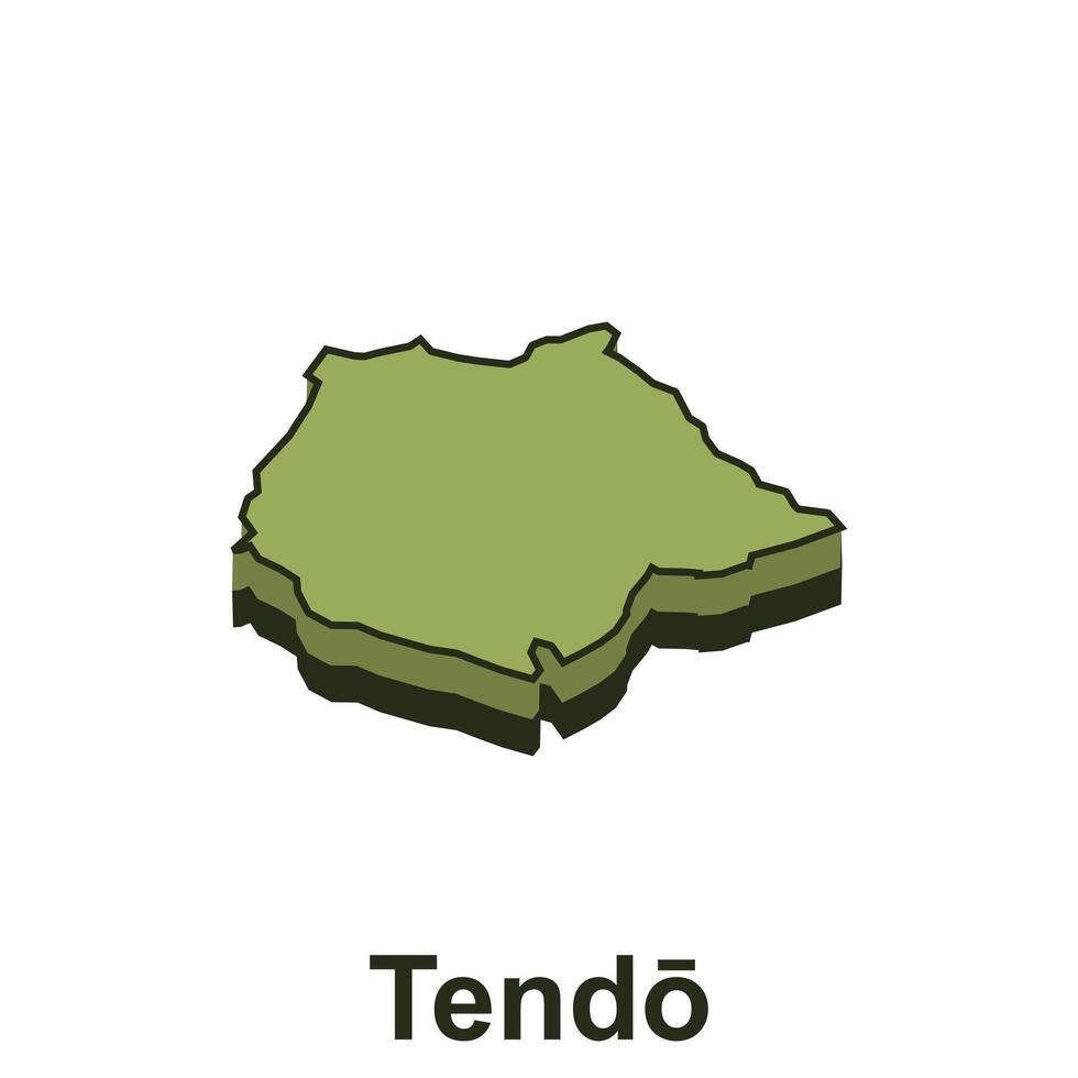 tendón vector mundo mapa ciudad ilustración. aislado en blanco fondo, para negocio