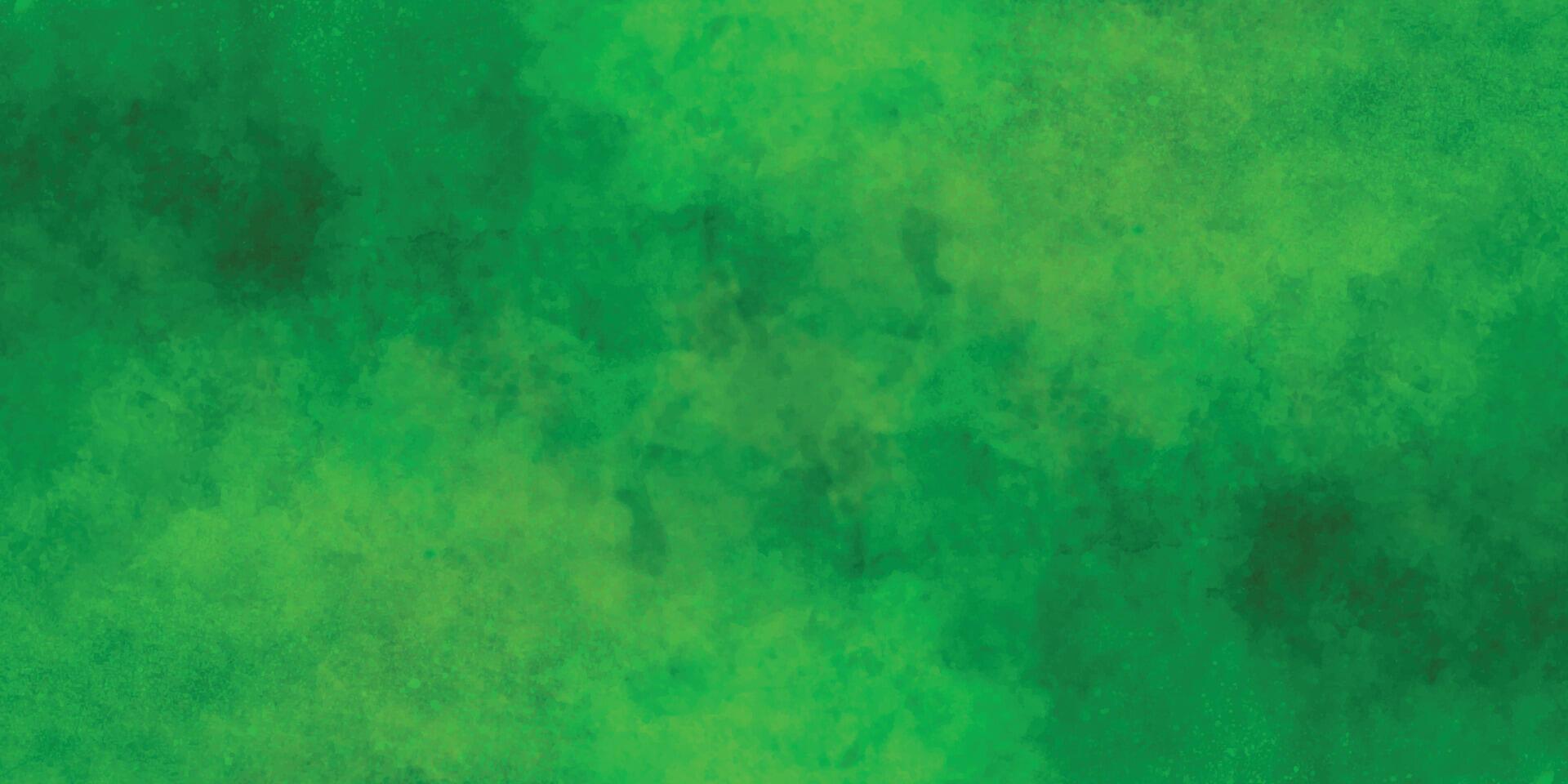 Abstract watercolor background texture. Green background texture. Dark background. vector