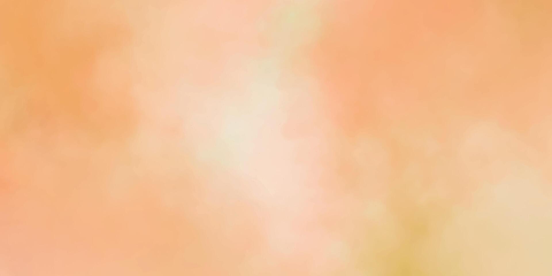 Abstract soft watercolor background. Orange background. Modern colorful background. vector