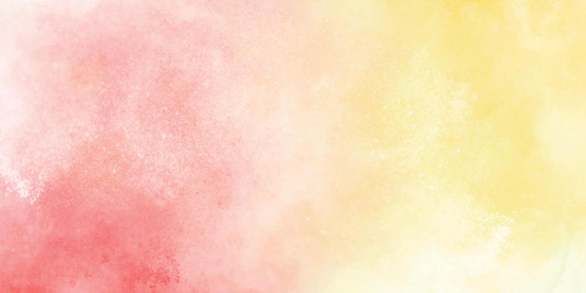 Abstract watercolor background with space. Colorful watercolor background. Pink and orange background. Abstract sunset sky with puffy clouds. vector