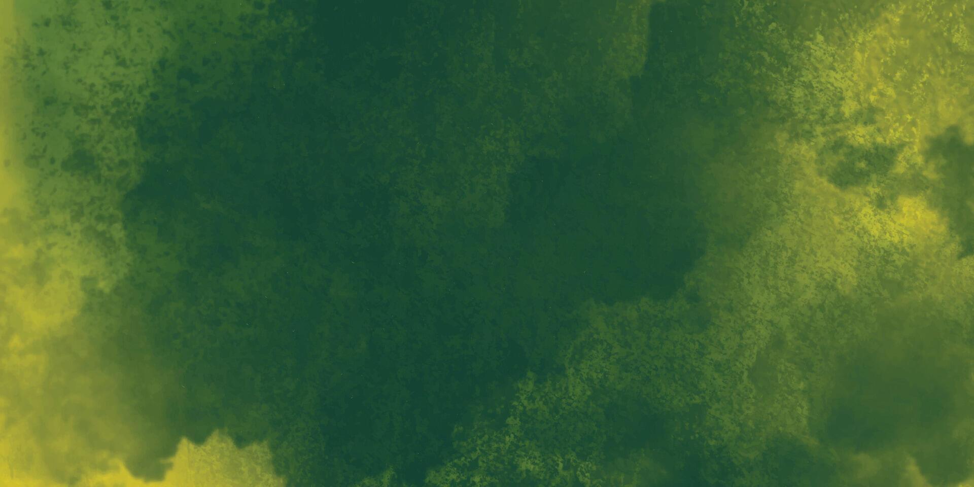 Green abstract watercolor texture background. Grunge background. vector