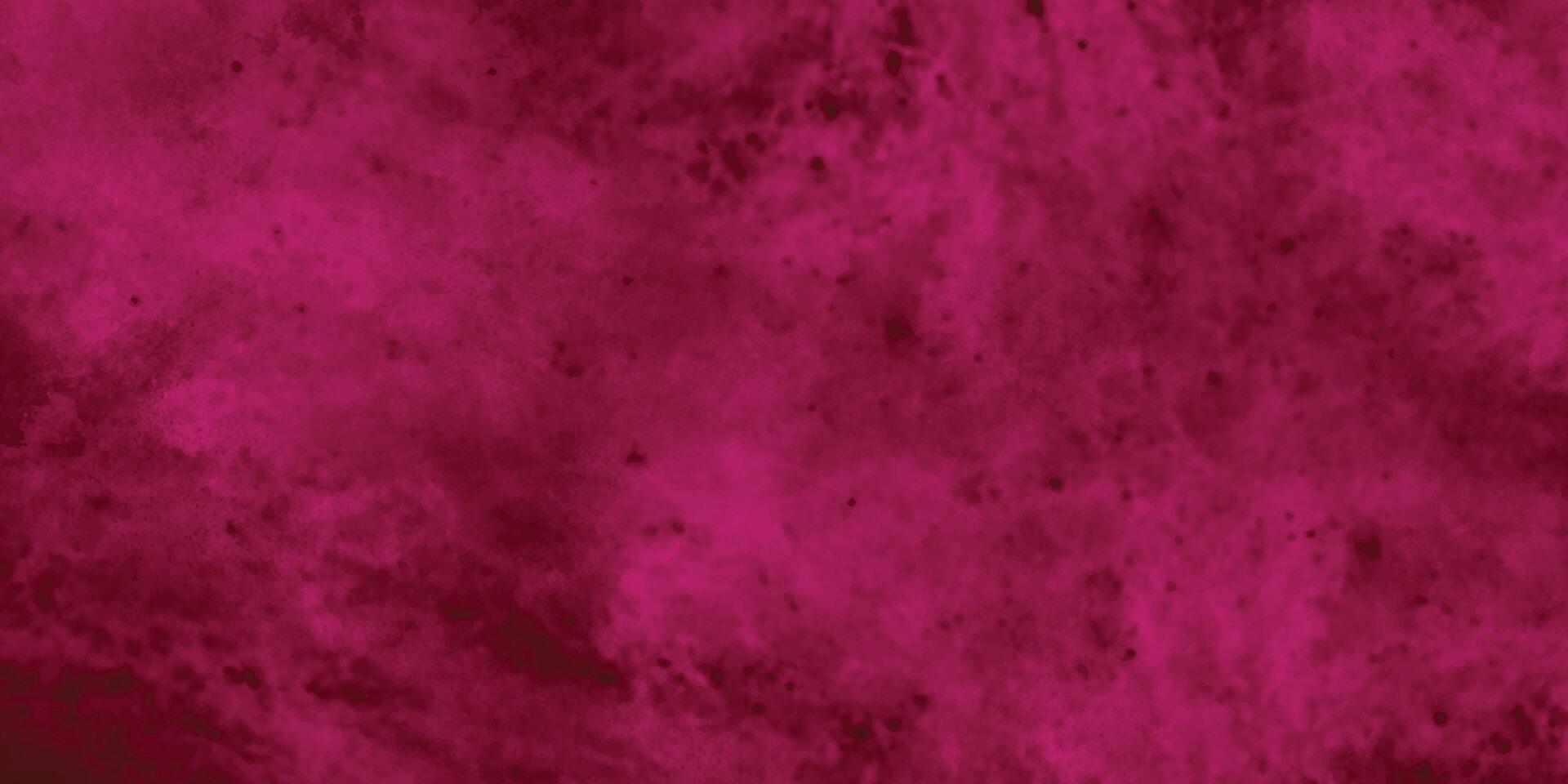 Abstract pink magenta watercolor painted texture background. Dark pink grunge texture vector