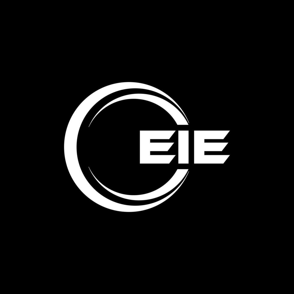 EIE Letter Logo Design, Inspiration for a Unique Identity. Modern Elegance and Creative Design. Watermark Your Success with the Striking this Logo. vector