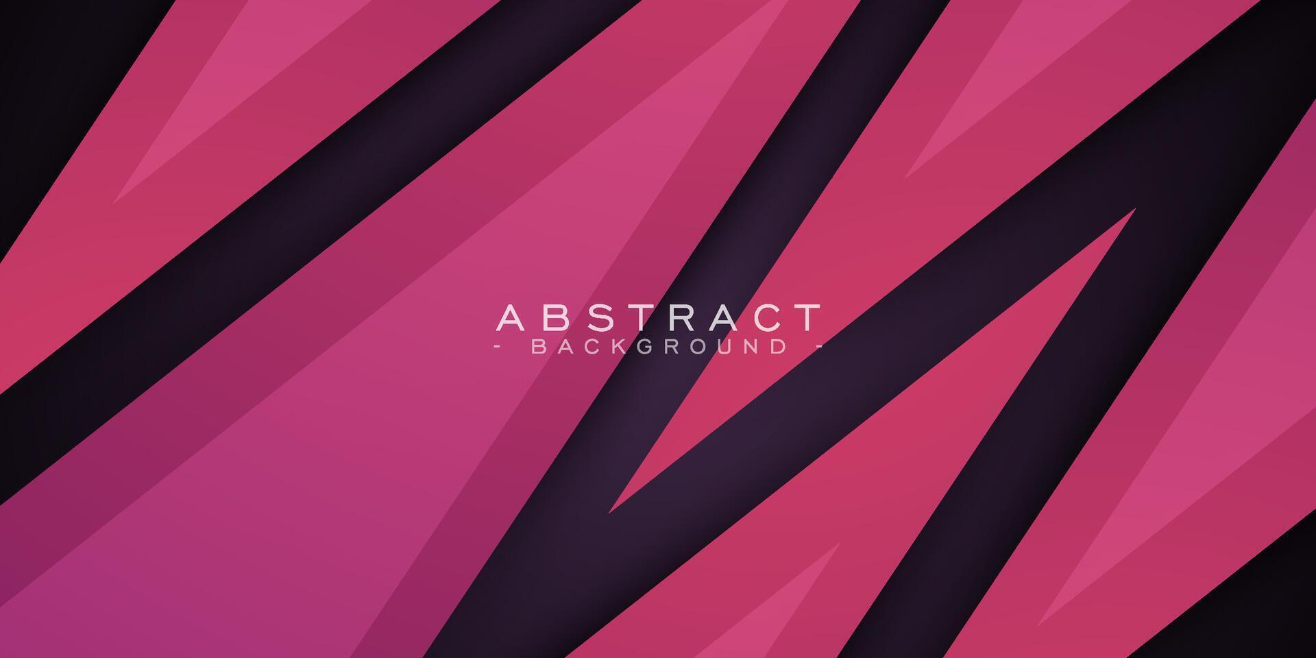 Abstract pink triangle on dark color geometric sporty design. Modern overlap papercut futuristic background vector illustration. Eps10 vector