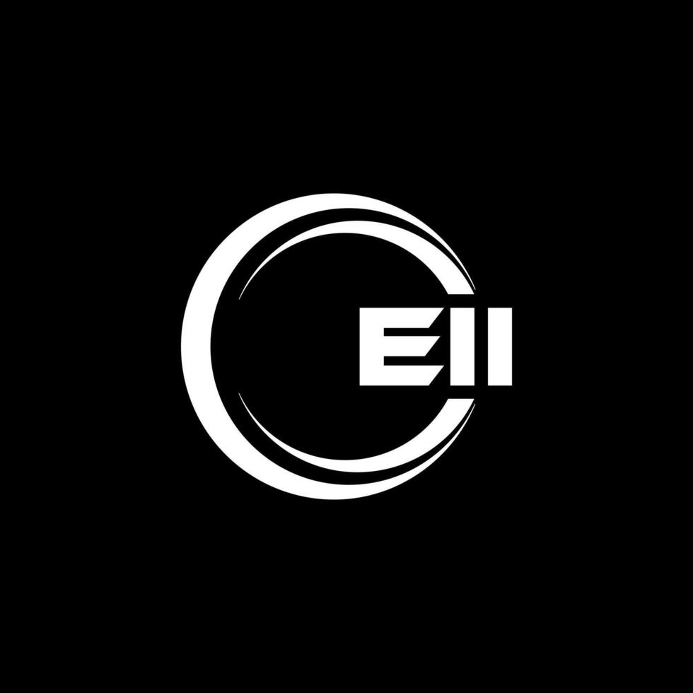 EII Letter Logo Design, Inspiration for a Unique Identity. Modern Elegance and Creative Design. Watermark Your Success with the Striking this Logo. vector