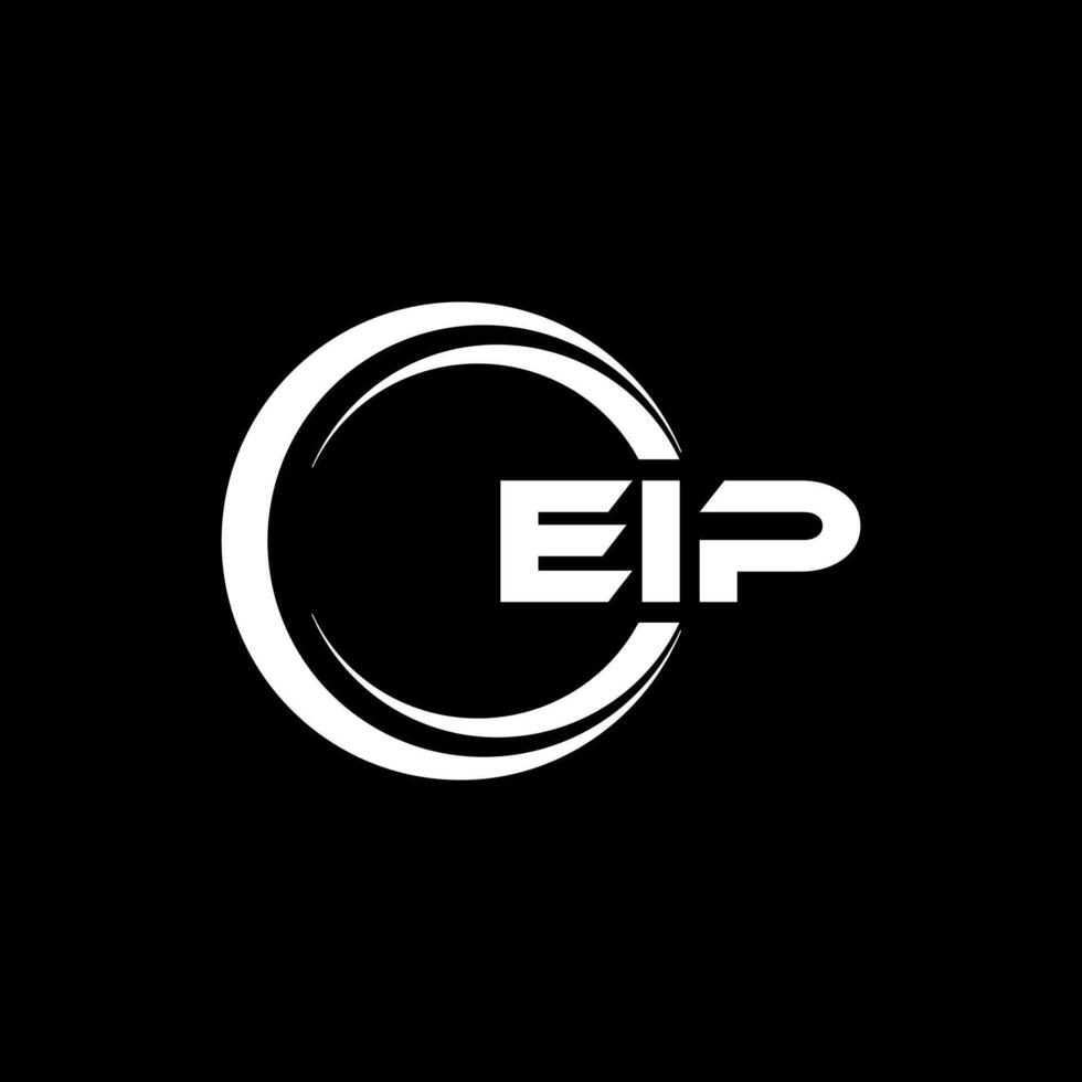 EIP Letter Logo Design, Inspiration for a Unique Identity. Modern Elegance and Creative Design. Watermark Your Success with the Striking this Logo. vector