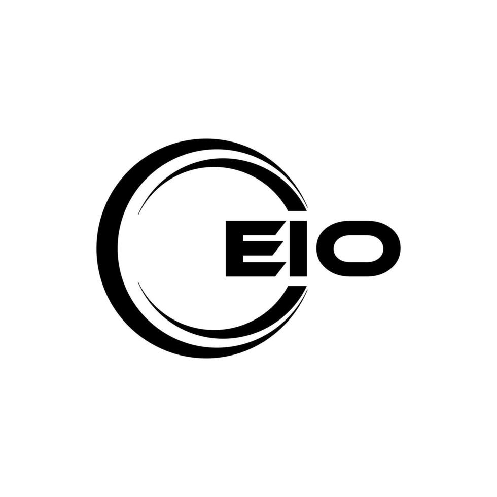 EIO Letter Logo Design, Inspiration for a Unique Identity. Modern Elegance and Creative Design. Watermark Your Success with the Striking this Logo. vector