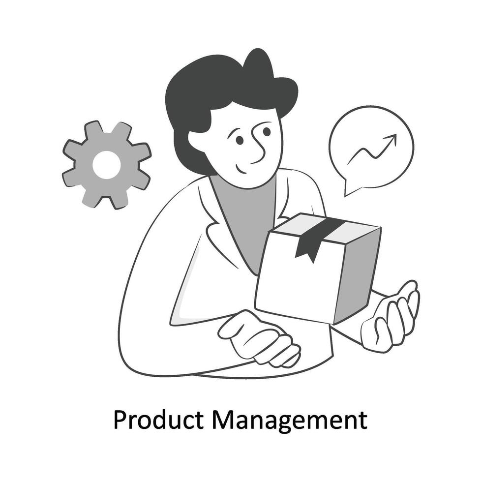 Product Management  Flat Style Design Vector illustration. Stock illustration