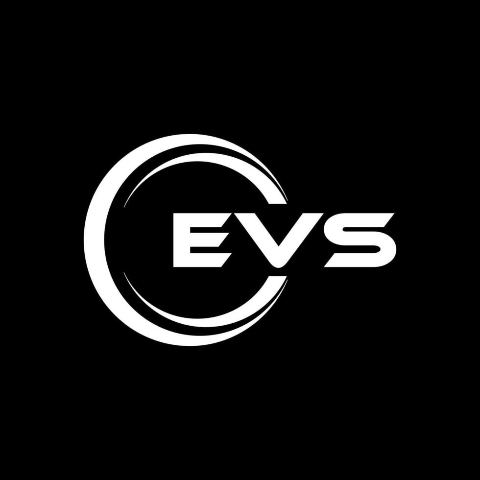 EVS Letter Logo Design, Inspiration for a Unique Identity. Modern Elegance and Creative Design. Watermark Your Success with the Striking this Logo. vector