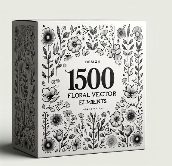 1500 Floral Vector Mega Bundle