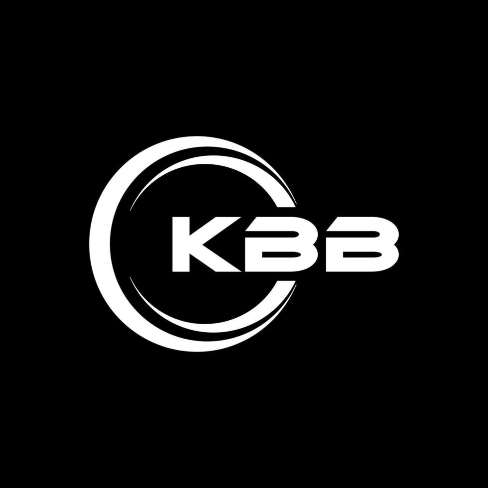 kbb letra logo diseño, inspiración para un único identidad. moderno elegancia y creativo diseño. filigrana tu éxito con el sorprendentes esta logo. vector