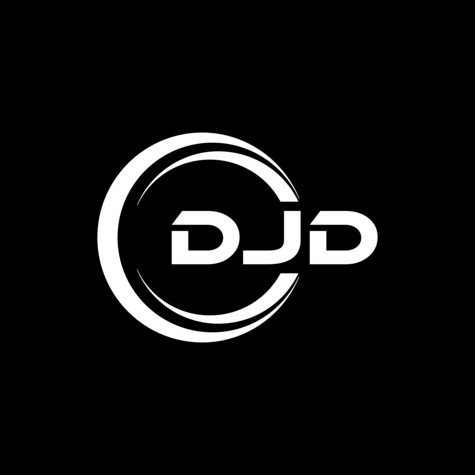 DJD Letter Logo Design, Inspiration for a Unique Identity. Modern Elegance and Creative Design. Watermark Your Success with the Striking this Logo. vector