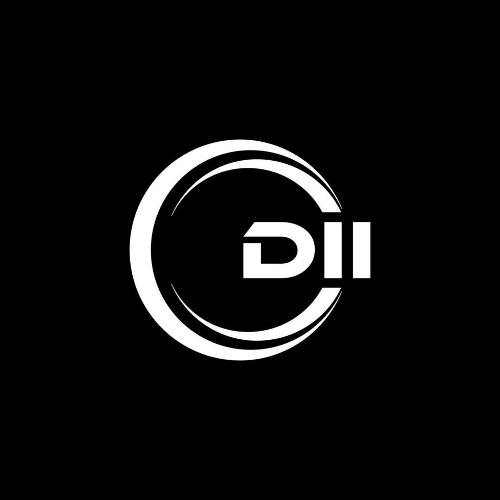 DII Letter Logo Design, Inspiration for a Unique Identity. Modern Elegance and Creative Design. Watermark Your Success with the Striking this Logo. vector