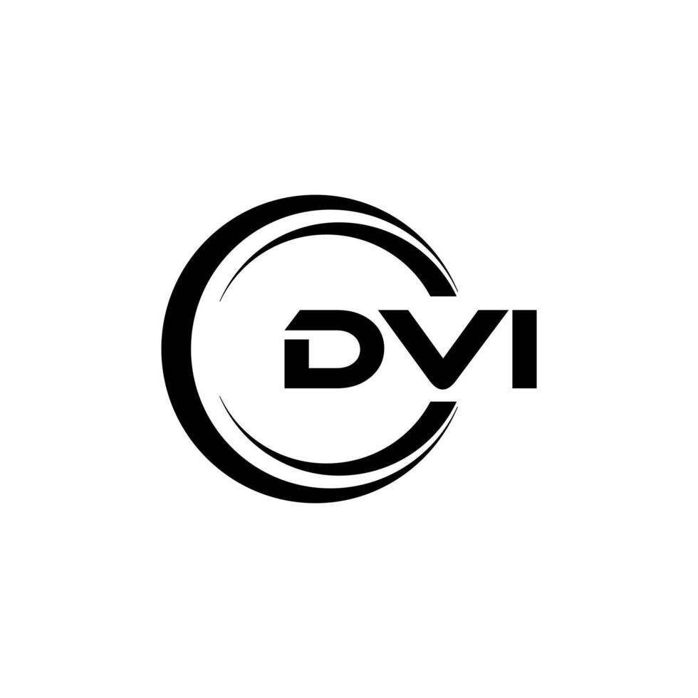 dvi letra logo diseño, inspiración para un único identidad. moderno elegancia y creativo diseño. filigrana tu éxito con el sorprendentes esta logo. vector