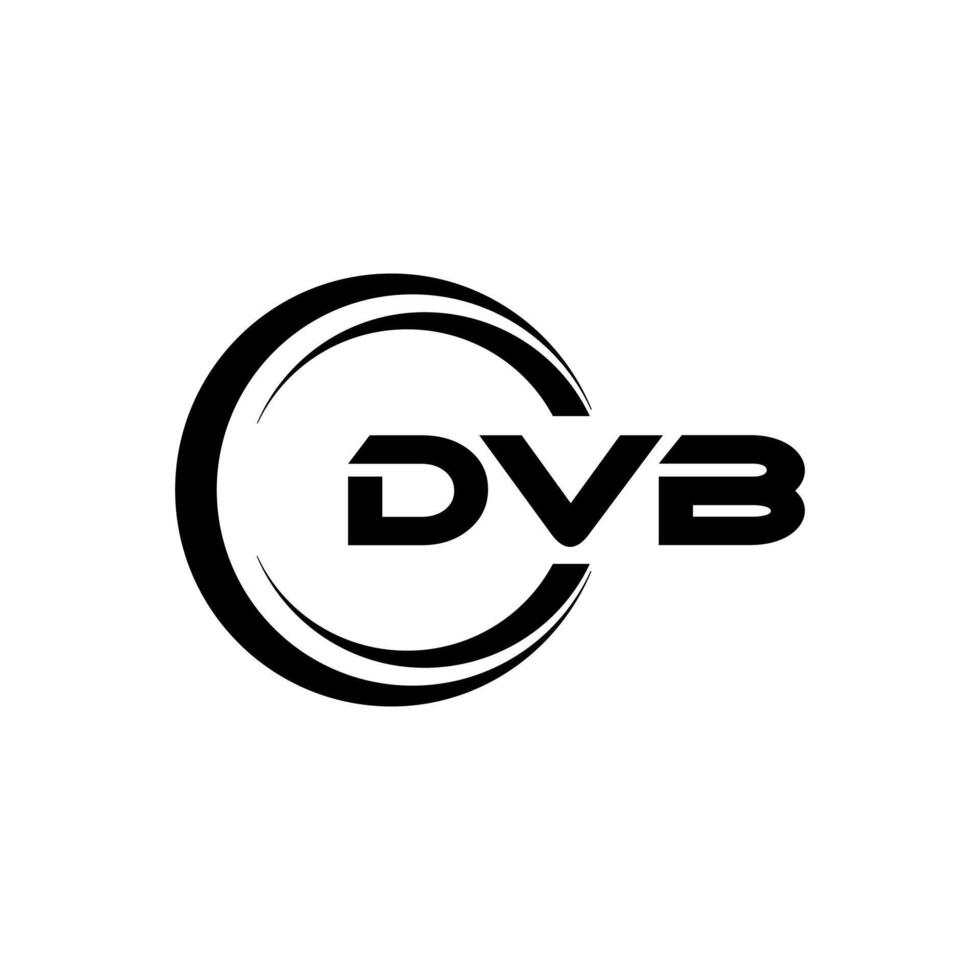 DVB Letter Logo Design, Inspiration for a Unique Identity. Modern Elegance and Creative Design. Watermark Your Success with the Striking this Logo. vector