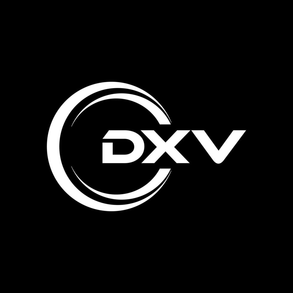 DXV Letter Logo Design, Inspiration for a Unique Identity. Modern Elegance and Creative Design. Watermark Your Success with the Striking this Logo. vector