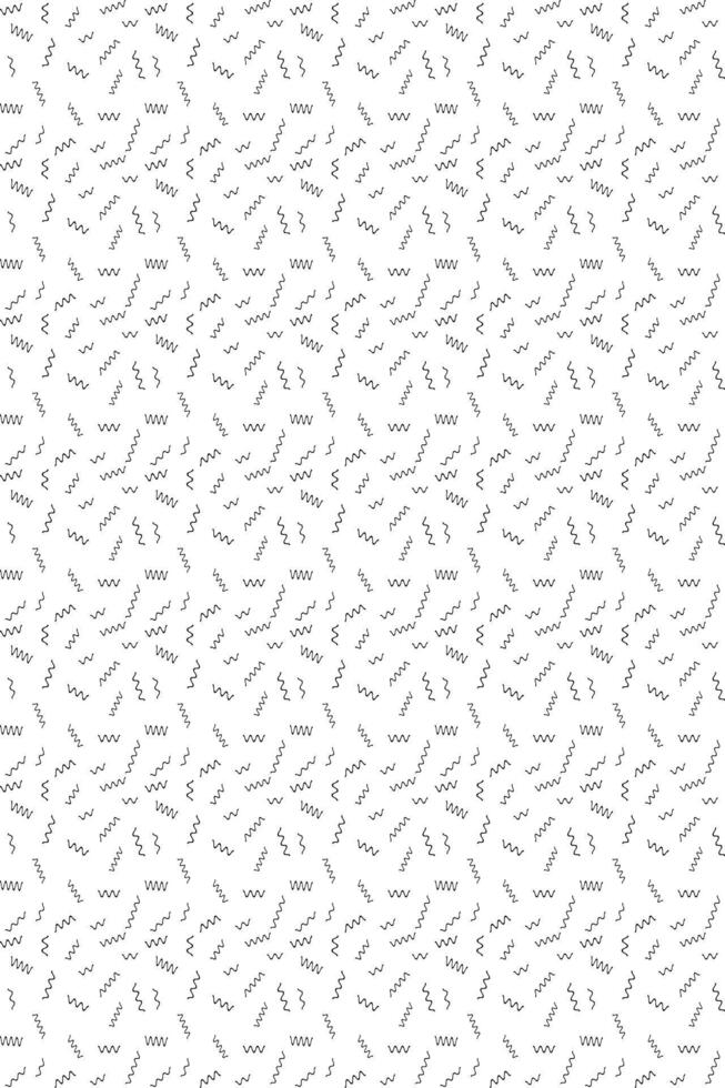 Memphis abstract patterns background. black line doodle seamless pattern. Creative minimalist style art. seamless trendy pattern. Vector illustration.