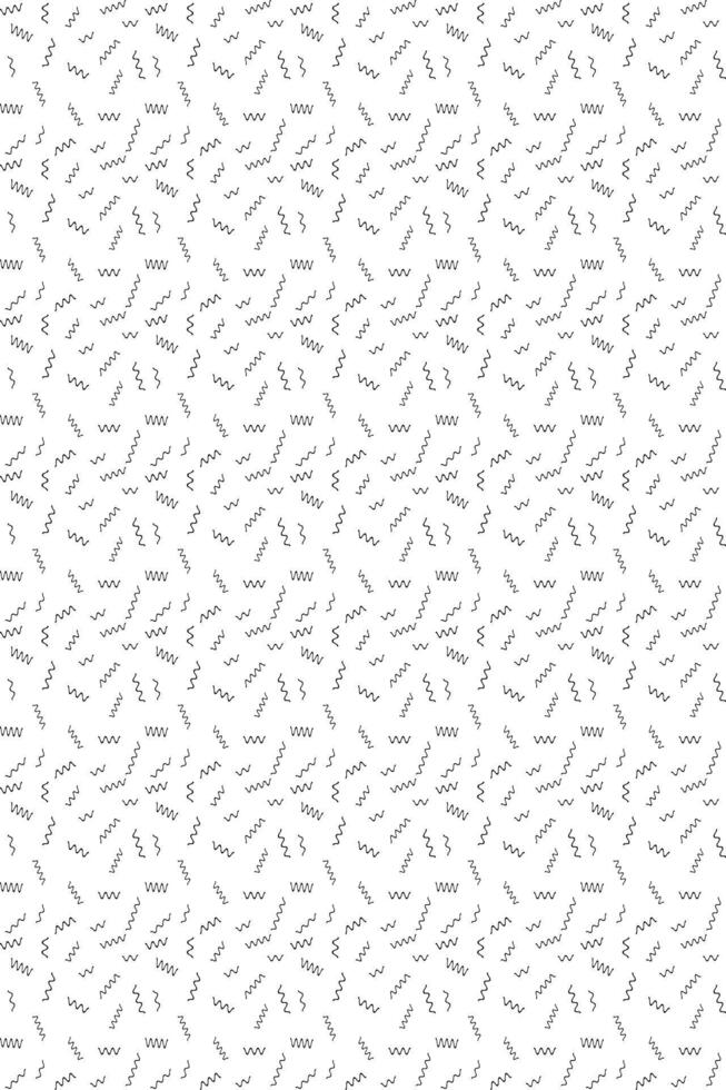 Memphis abstract patterns background. black line doodle seamless pattern. Creative minimalist style art. seamless trendy pattern. Vector illustration.