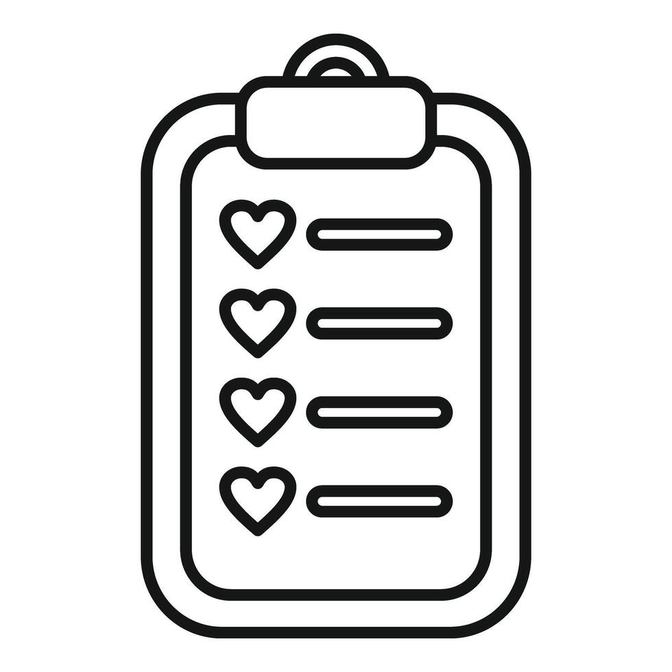 Best favorite wish list icon outline vector. Care add button vector