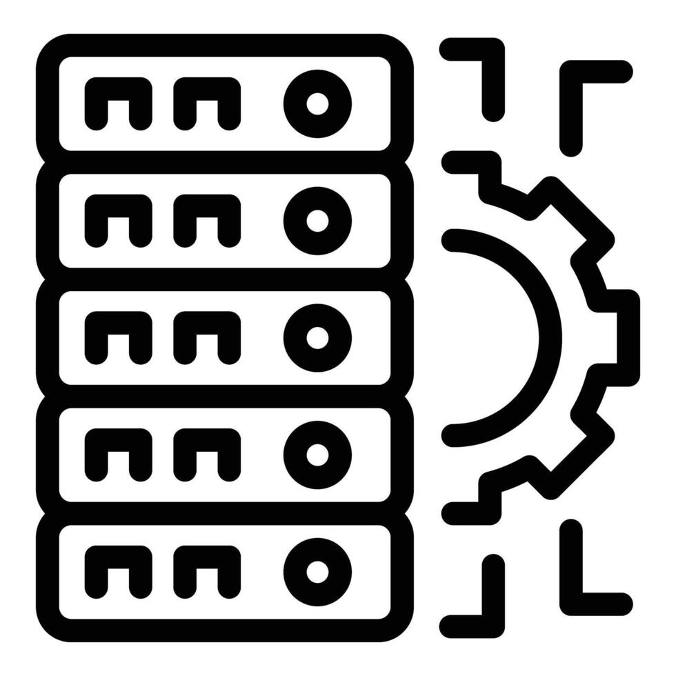 Traffic handling system icon outline vector. Road operations monitoring vector