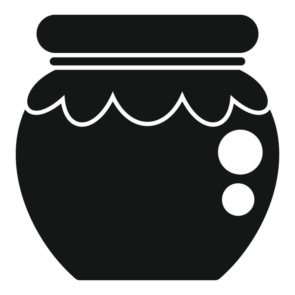 Antiviral honey jar icon simple vector. Medical supplement vector