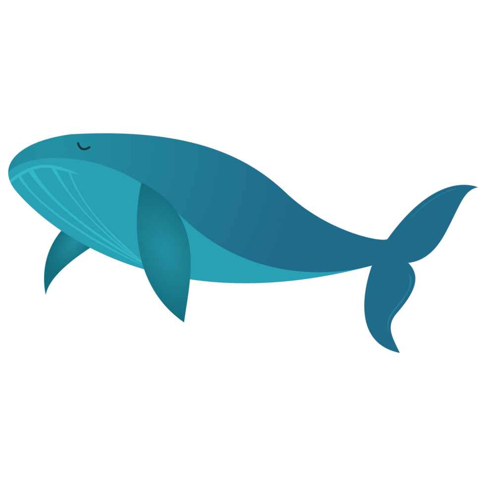 schattig walvis stickers png