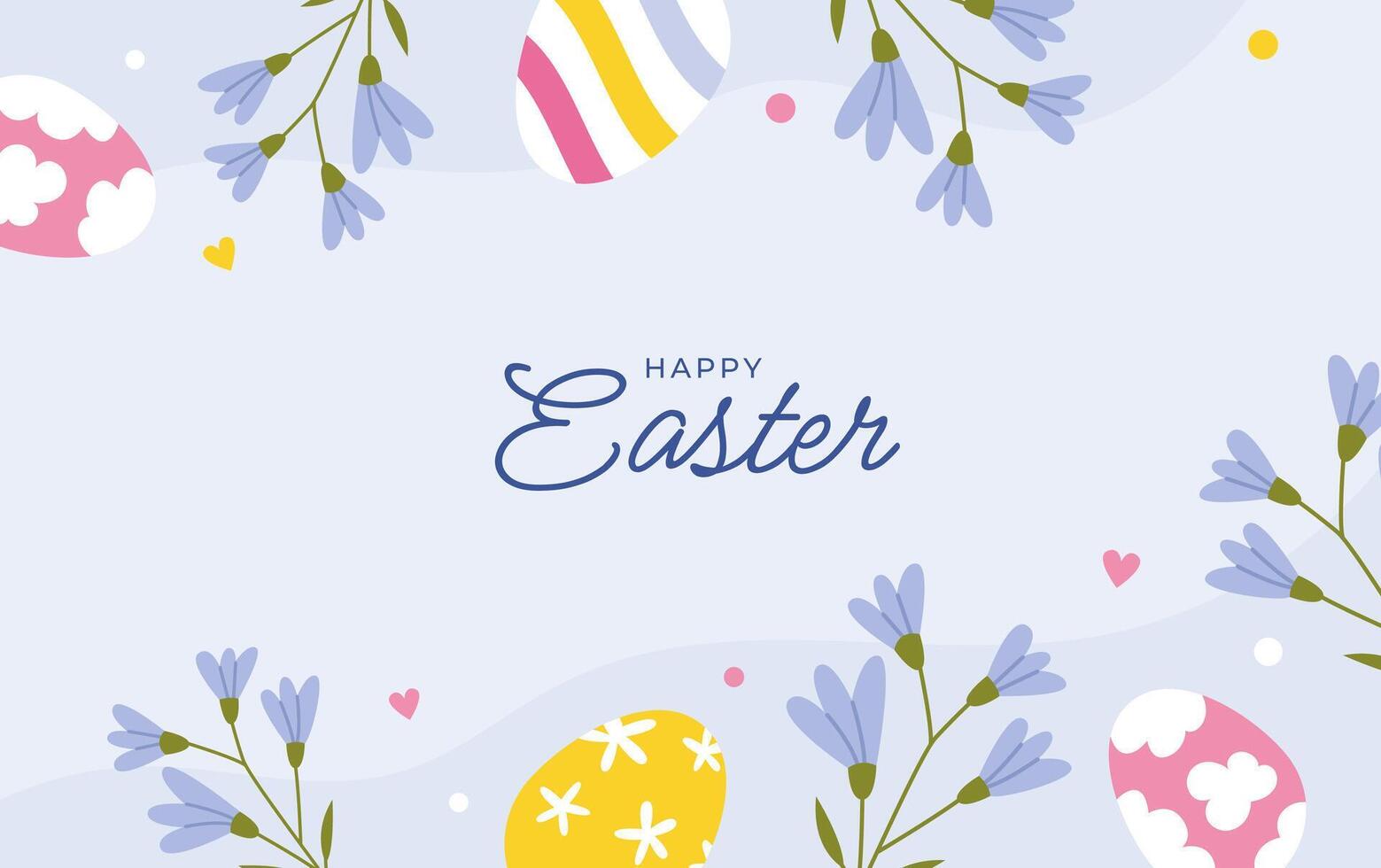 Happy Easter background vector