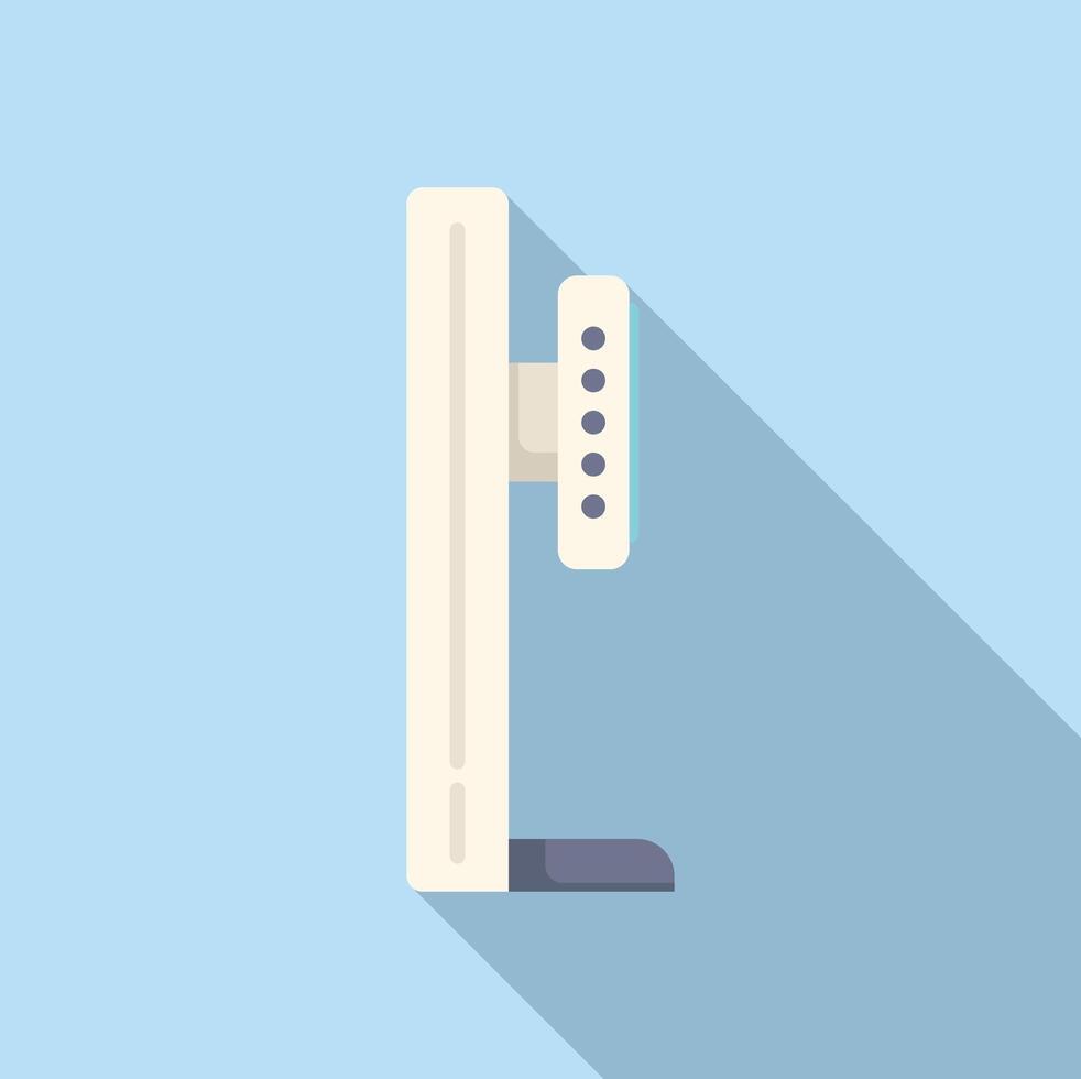 Clinic stand icon flat vector. Xray examination vector
