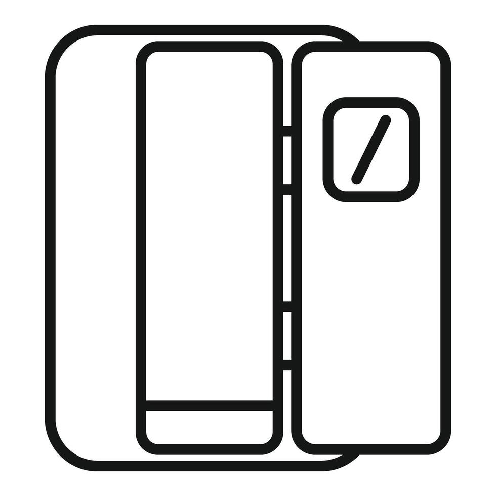 Xray examination room icon outline vector. Medical department vector