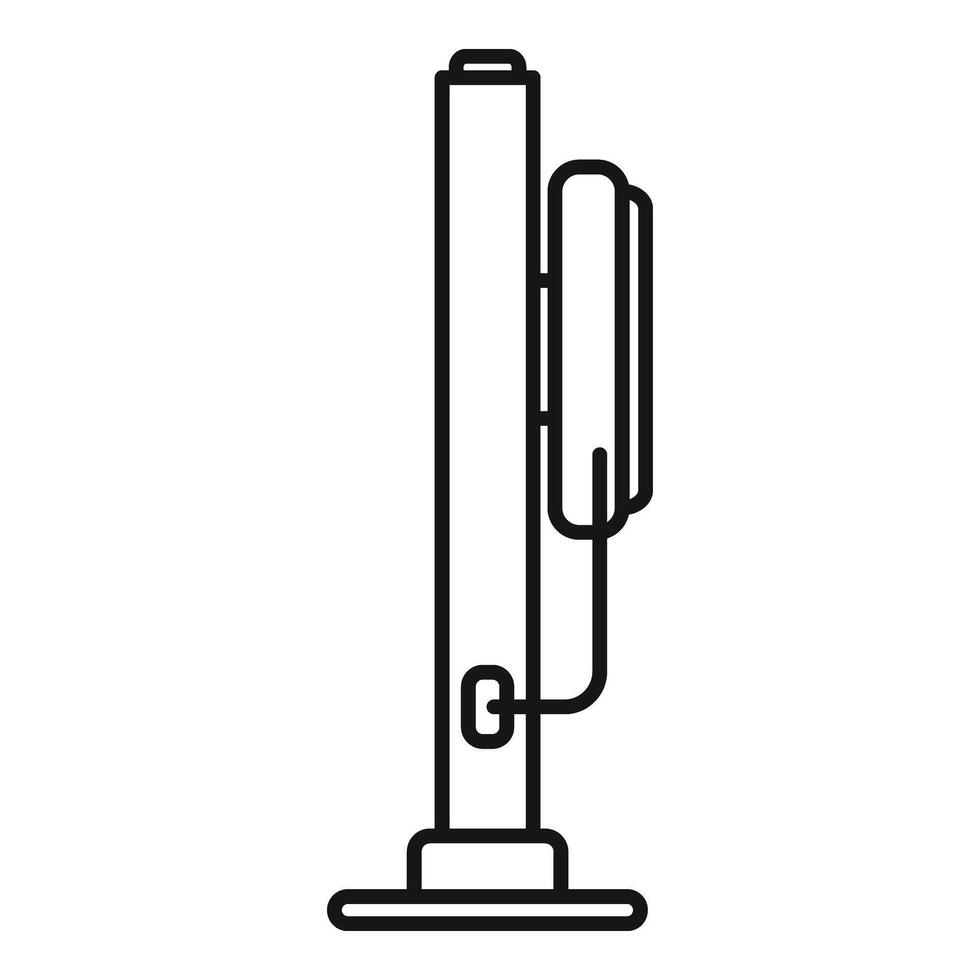 Image Xray clinic icon outline vector. Care health vector