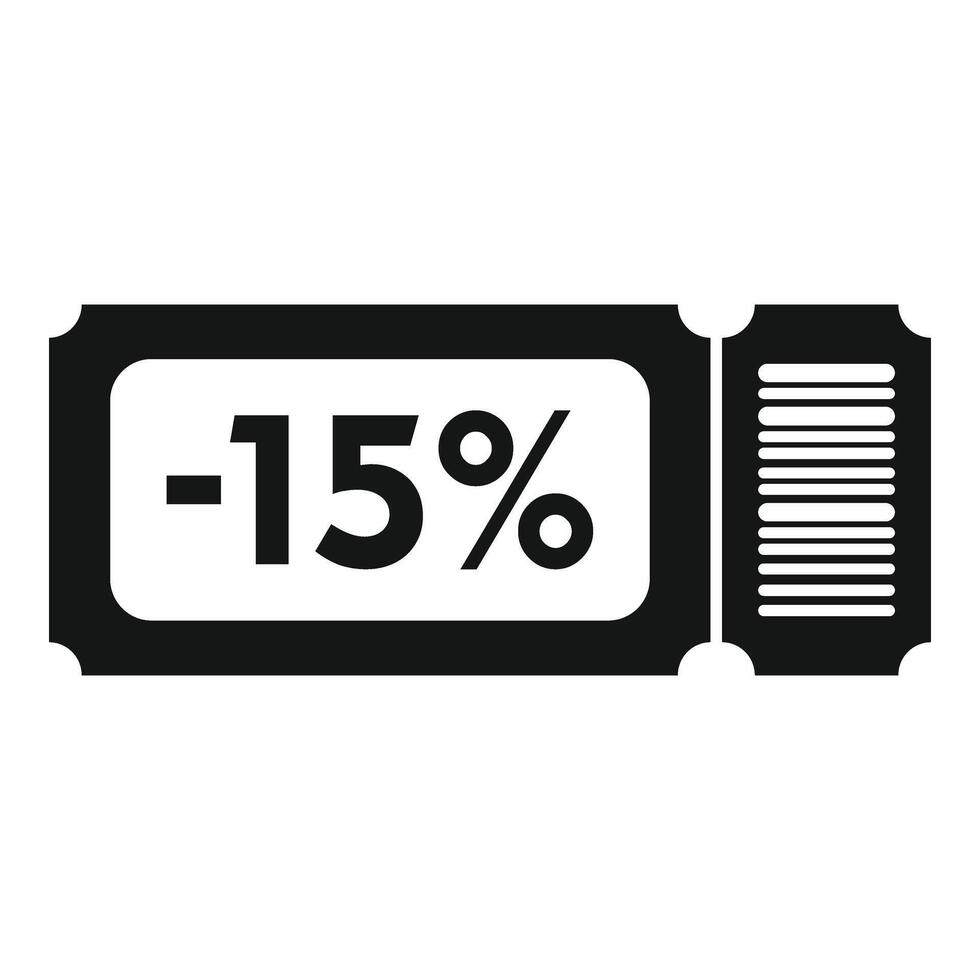 Sale ticket event icon simple vector. Rate elegant package vector