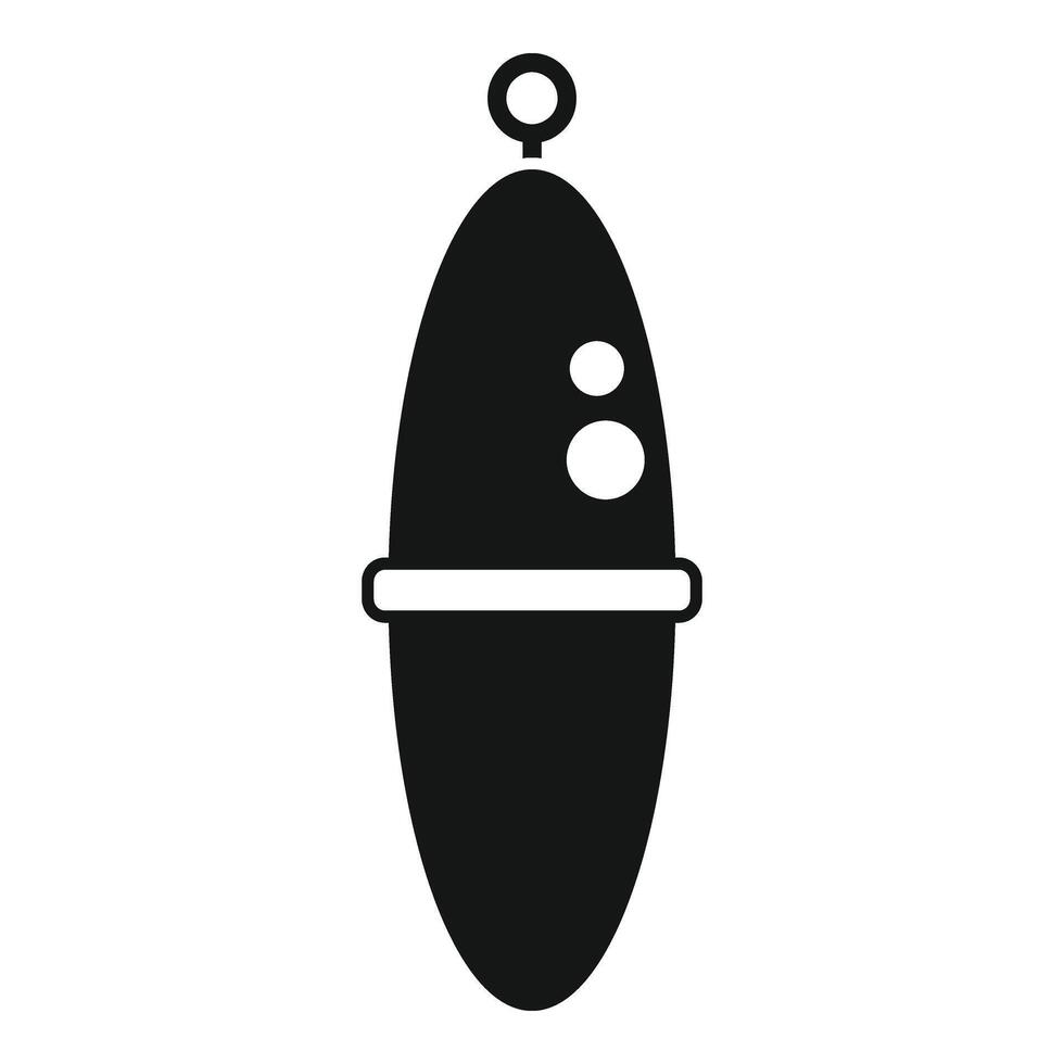 Bobber bait icon simple vector. Season day activity vector