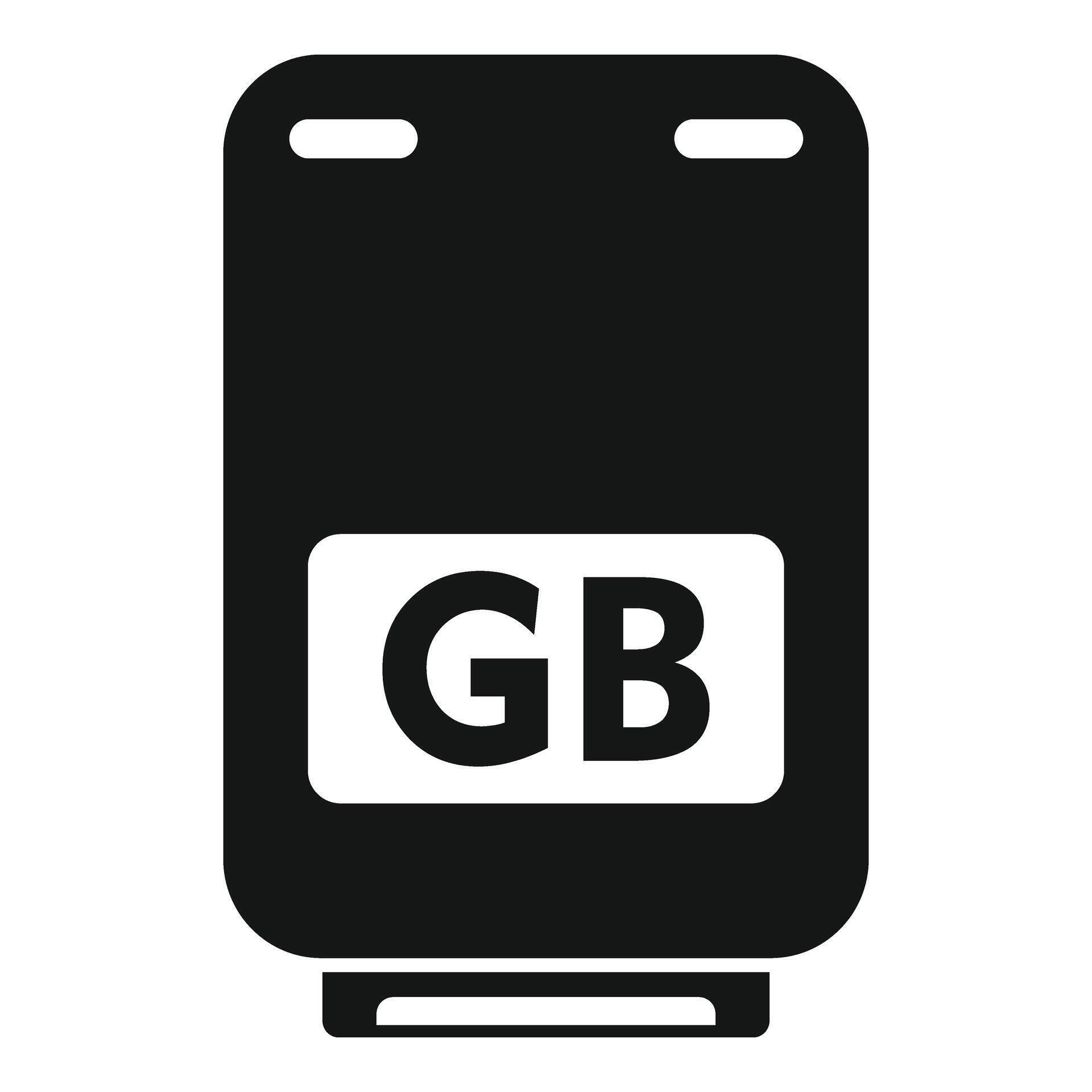SSD gb solid shutter icon simple vector. Machine server 41273779 Vector ...