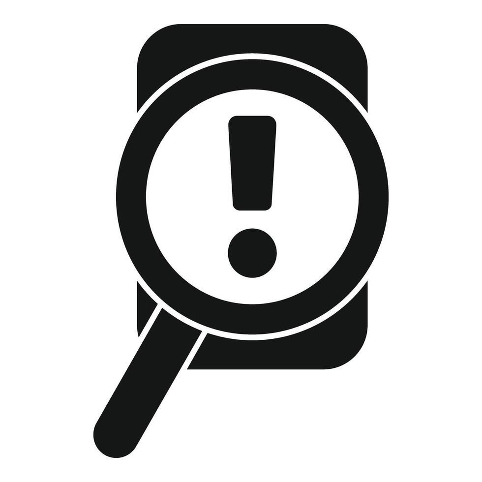 Search critical thinking icon simple vector. Head reason vector