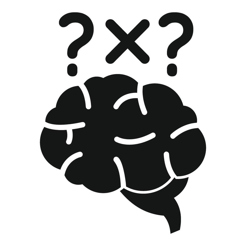 Critical thinking icon simple vector. Problem mind revolution vector