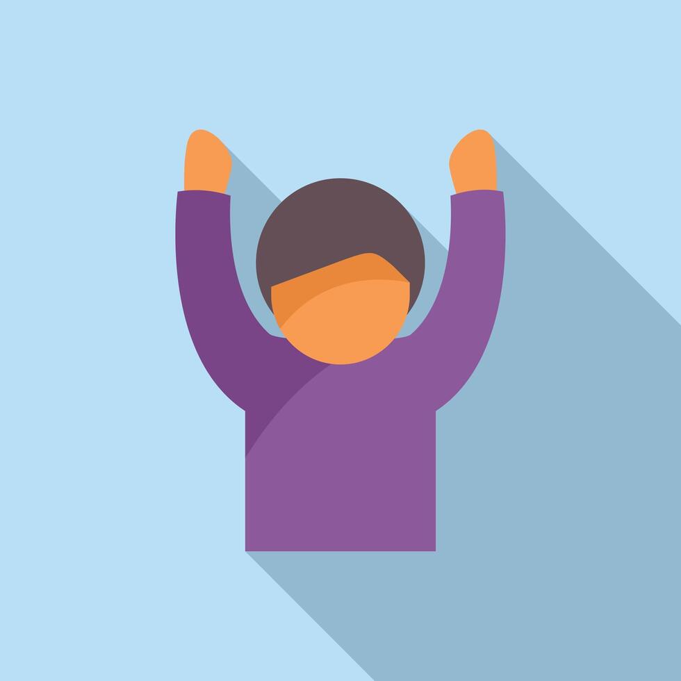 Person work exercise icon flat vector. Health mental busy vector