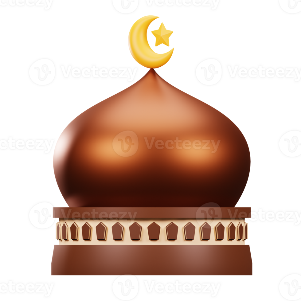 3d Symbol Moschee Kuppel png