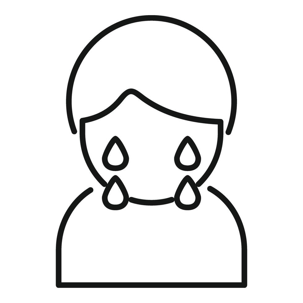 Hard coping skills icon outline vector. Work curiosity vector