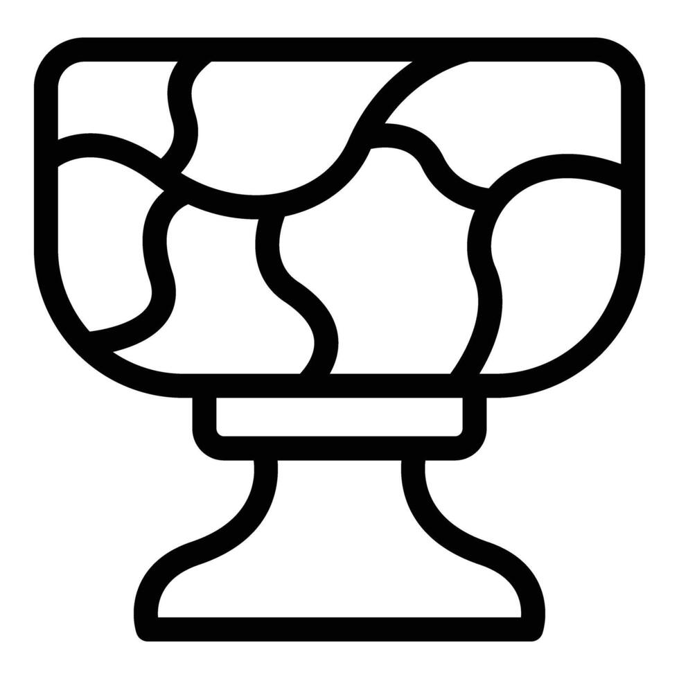 Ceramic vase icon outline vector. Pottery tableware vector