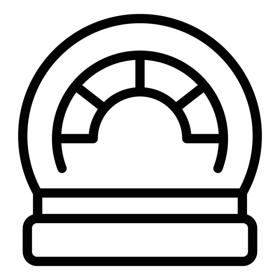 Twilight lamp icon outline vector. Rest bedside lighting item vector