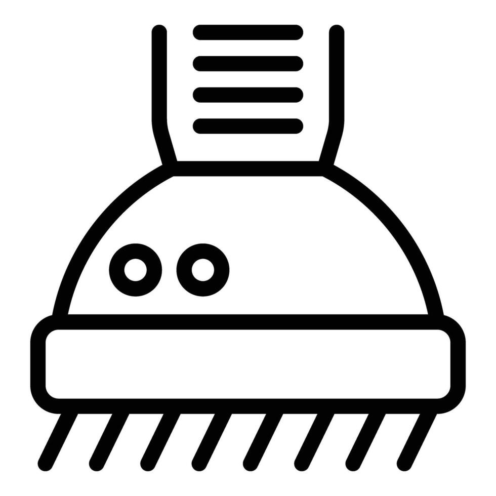 Chimney hood icon outline vector. Kitchen accessory vector