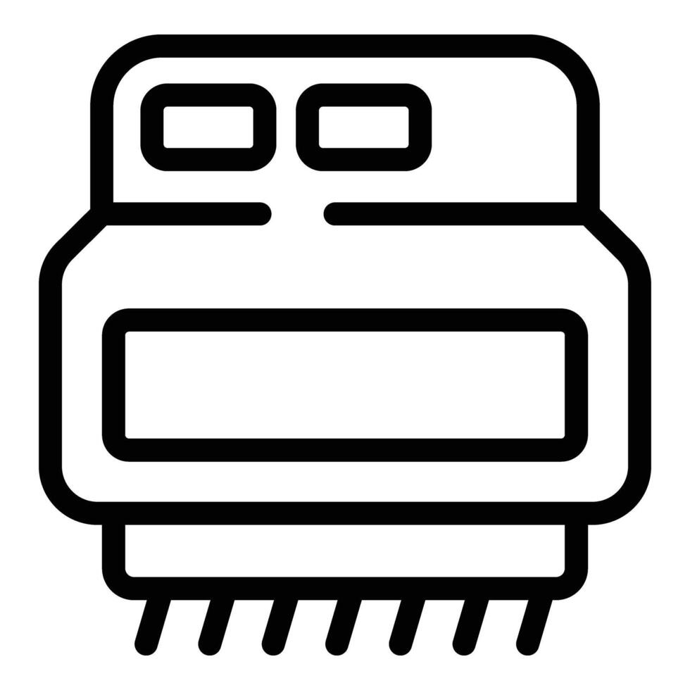 Paper towels alternative icon outline vector. Public hand dryer vector