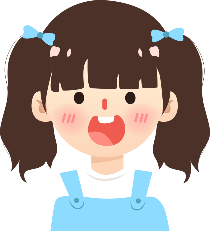 cute cartoon girl png