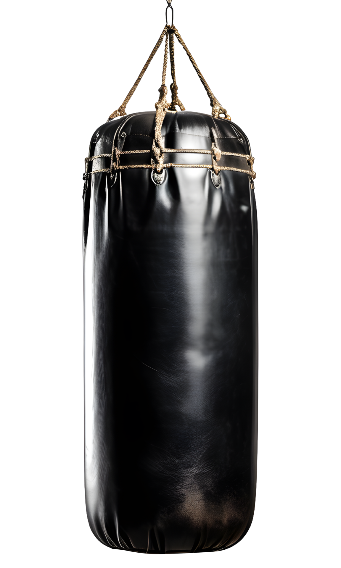 AI generated Boxing Heavy Bag Isolated on Transparent Background