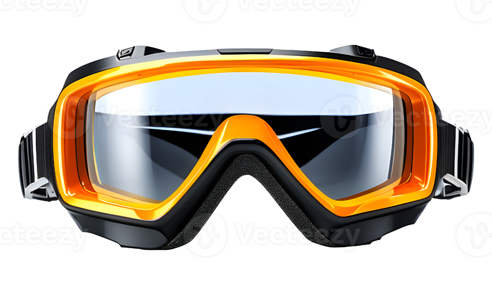 AI generated Ski Goggles Isolated on Transparent Background png