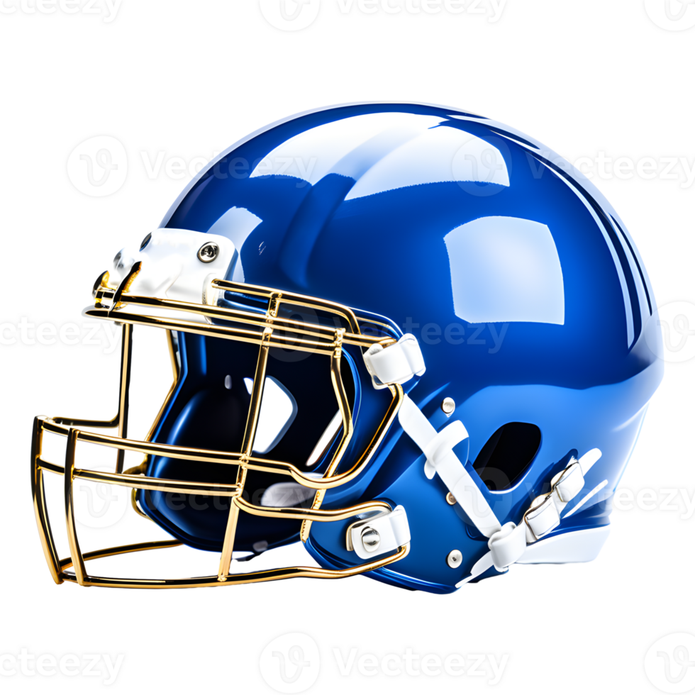 AI generated American Football Helmet Isolated on Transparent Background png