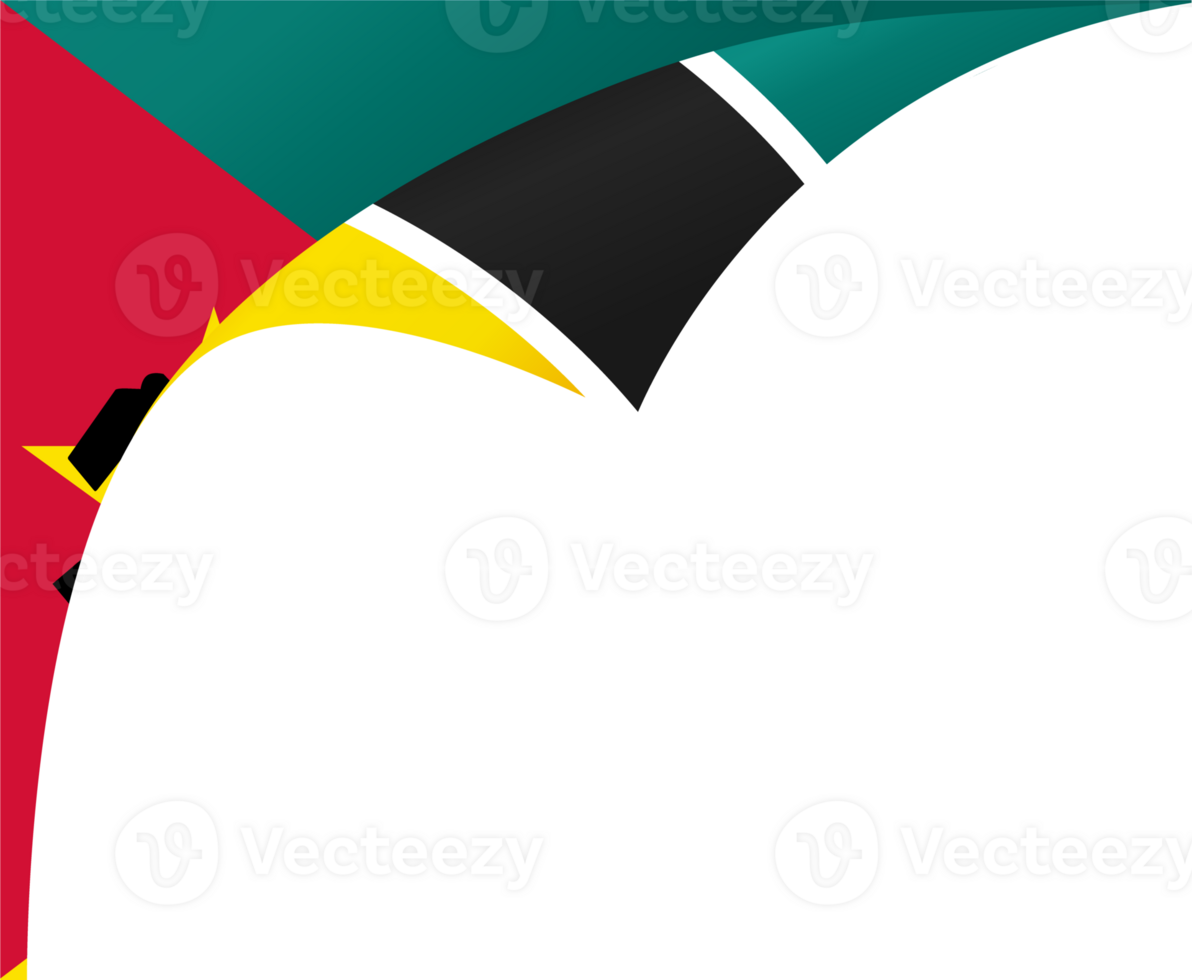 Mozambique flag wave png