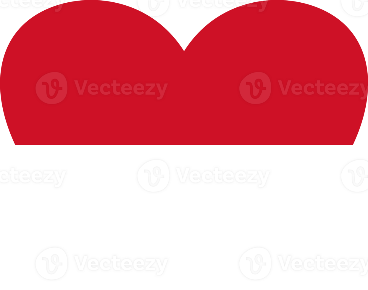 Monaco flag heart shape png